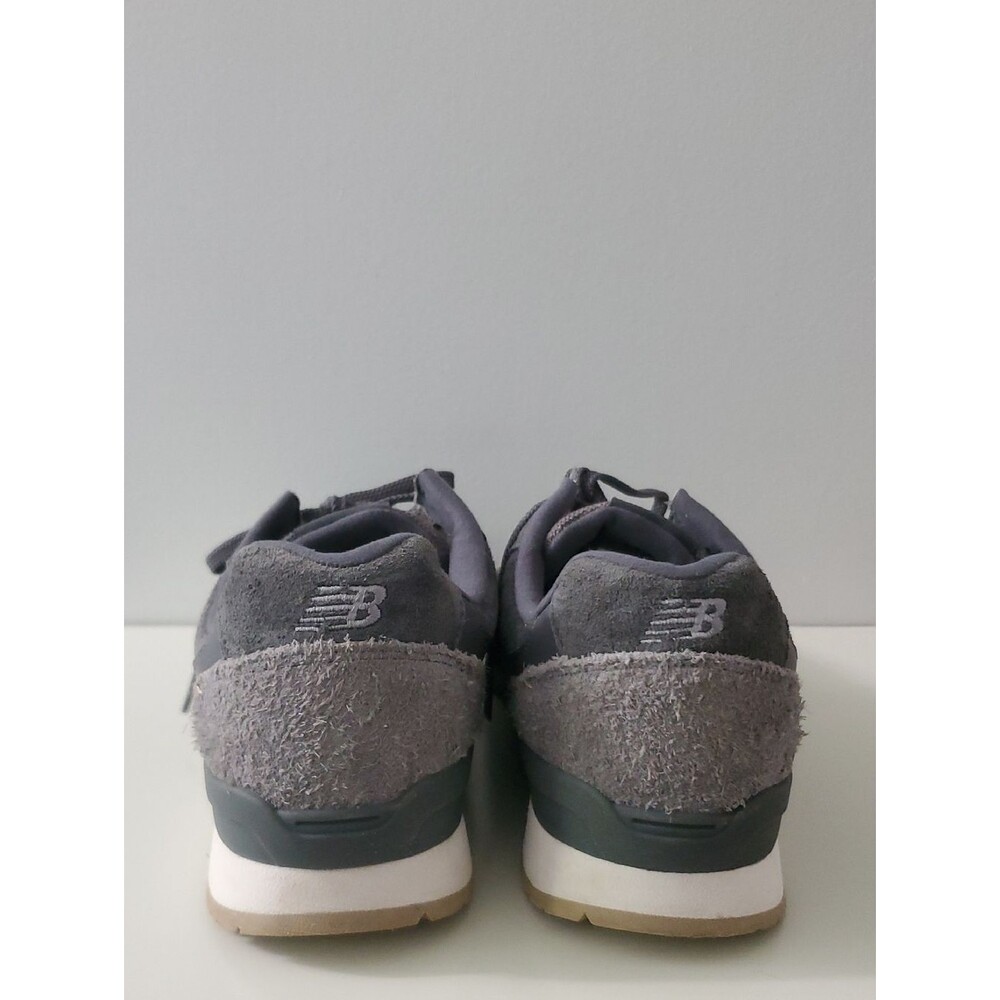 New Balance 696 Gray Suede Lace-Up Sneakers Size US 9 WL696BY - Picture 4 of 13